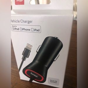 COPY - Verizon car Apple phone charger brand new never opened